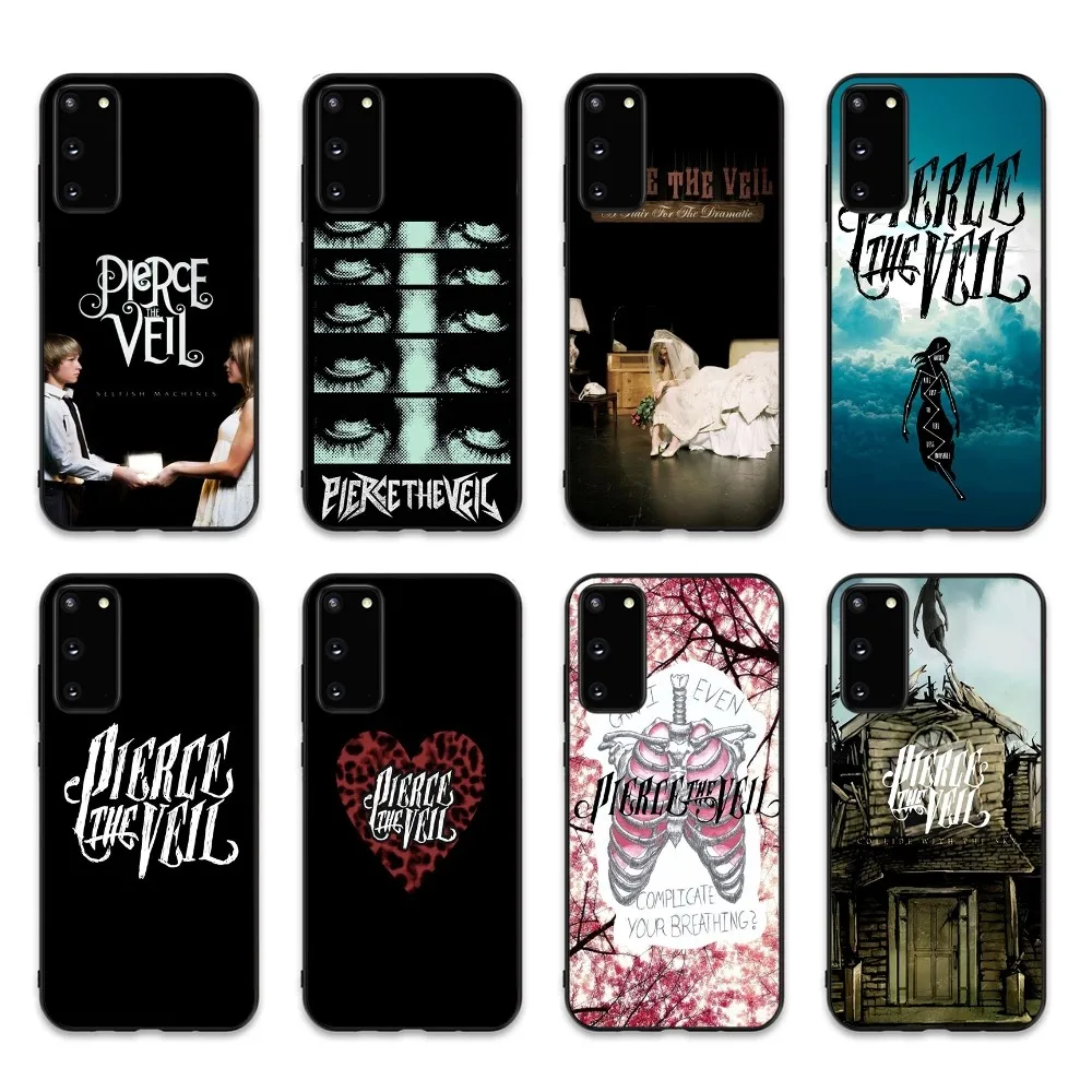 P-Pierce The V-Veil Band Phone Case For Samsung S 9 10 20 21 22 23 30 23 24 plus lite Ultra FE S10lite Fundas