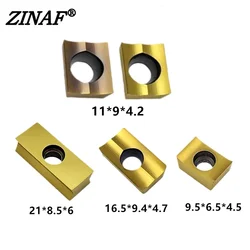 10pcs Bevelling machine/Flatting machine/Hand chamfering machine Carbide insert Stainless steel chamfer insert Pipe end flat