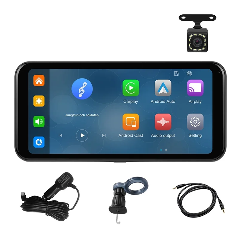 

Durable 6.25In Screen MP5 Player Portable Radio Wireless Carplay Android Car Universal Multimedia With Camera