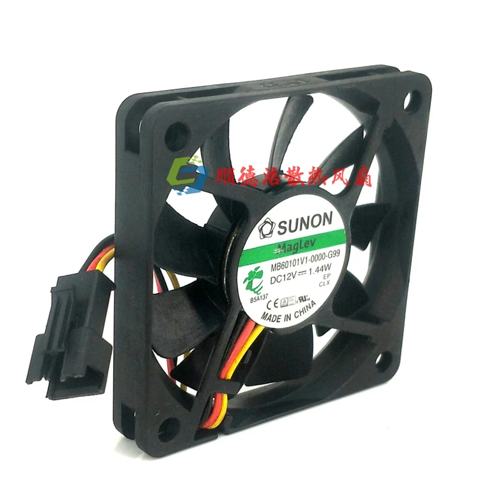 Ventilador do servidor mb60101v1-0000g99 6010, CC 12v, 1.44w, 6cm, linha 2 / 3