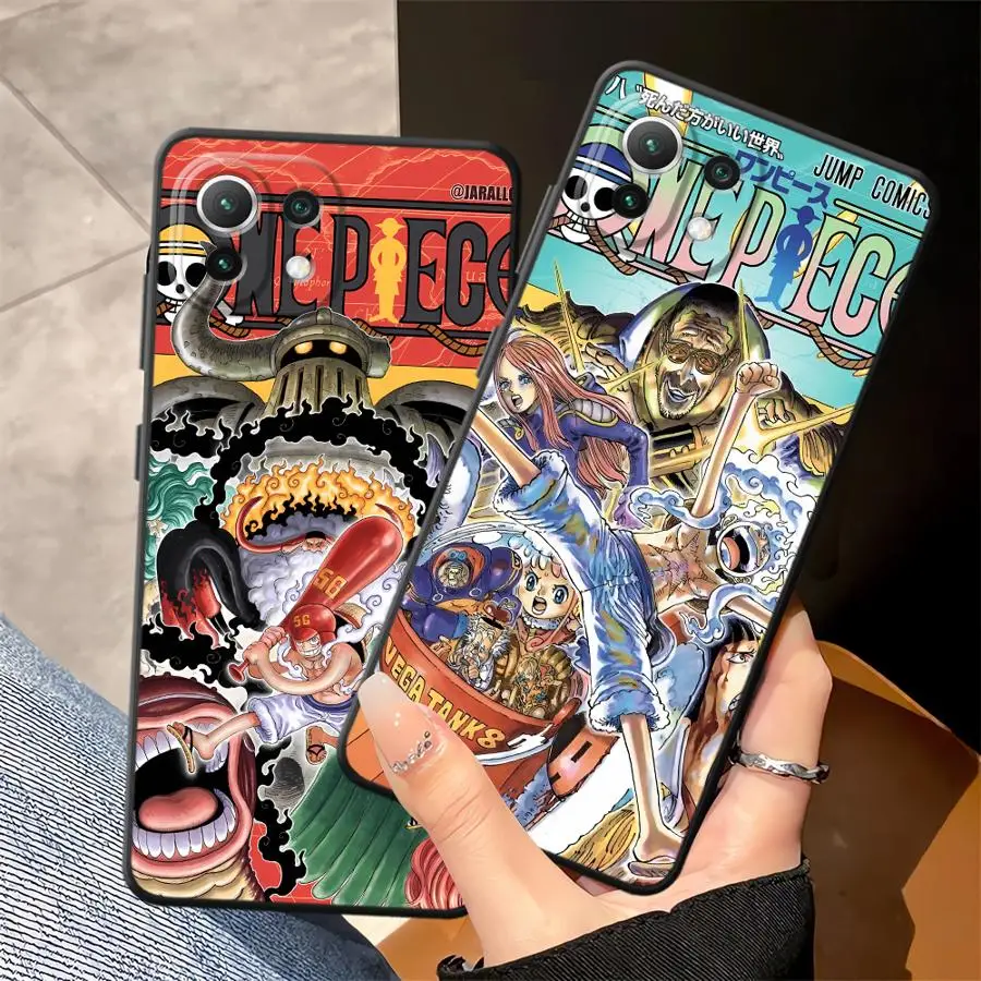 أنيمي قطعة واحدة كول الأسود لينة غطاء الهاتف الحال بالنسبة Xiaomi Mi 11 12 13 لايت 12X 10T 11T 12T Pro 13 14 15 Pro #1