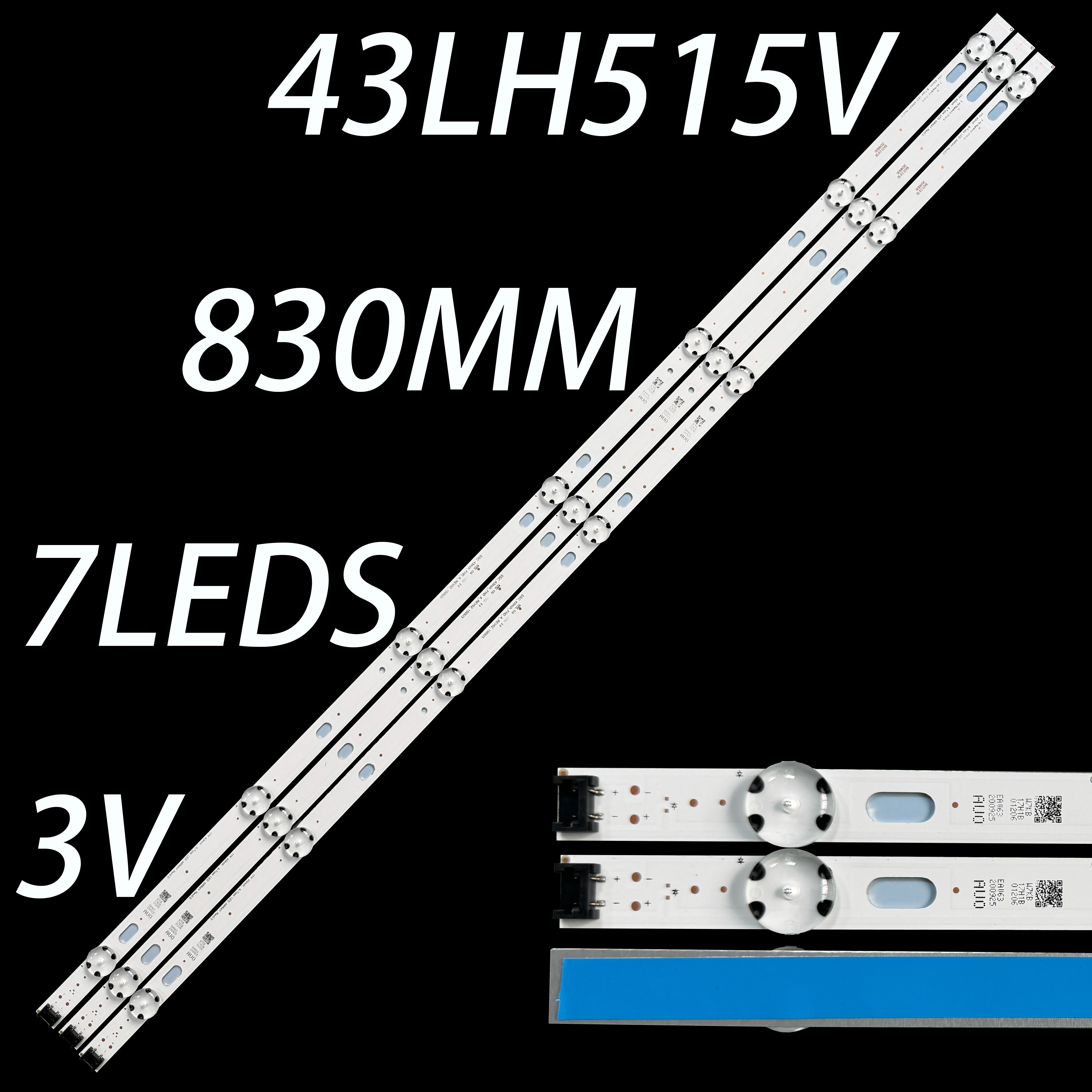 LED for 43LJ5500 43LJ5550 43LJ551C 43LK5700 43LK5750 43LK571C 43UJ6300 LC43490058A 43UJ634V 43LJ610V 43LJ624V 43LJ510V 43LJ541V