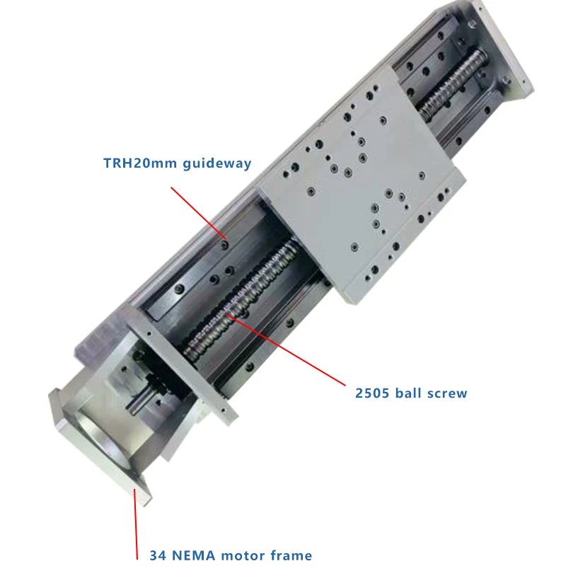 Fei Wan KR250 heavy duty 2505 screw 20mmlinear sliding table module table line rail servo machine table