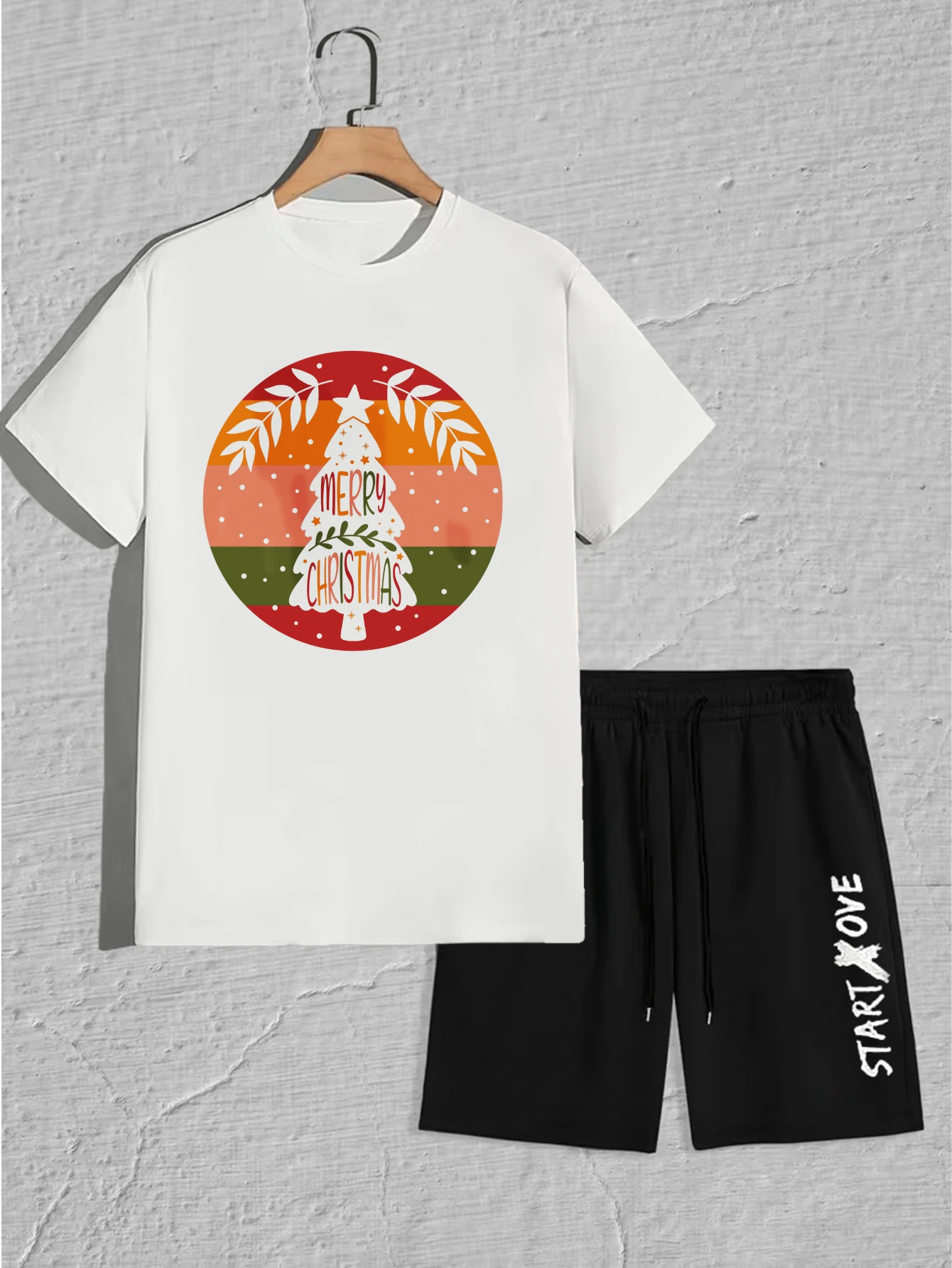 

Мужской комплект, летняя мужская одежда 2025 года, костюм для мужчин, футбольный дышащий мужской комплект с графическим рисунком, толстовка с принтом, комплект одежды