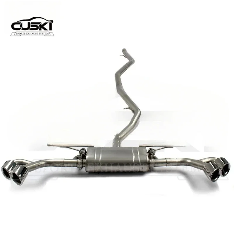 High Flow Catback Exhaust For BMW X5 X6 F15 F16 2.0T 2009-2017 quality Stainless Steel Exhaust Modification Car Exhaust pipe