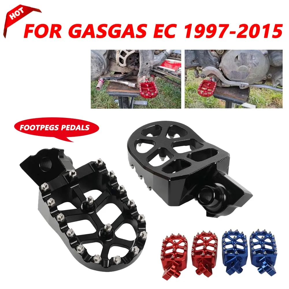 For Gasgas Gas Gas EC50 EC125 EC 50 125 200 250 300 450 515 1997 - 2013 2014 2015 Accessories FootRest Foot Pegs Footpeg Pedals