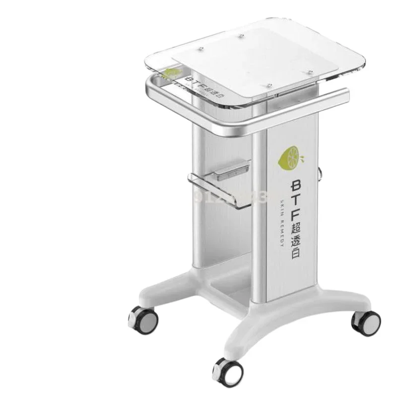 Beauty Aesthetic Cart Acrylic Small Bubble Shelf Base Dental Clinic B Ultrasound Medical Beauty Cart Enlarge