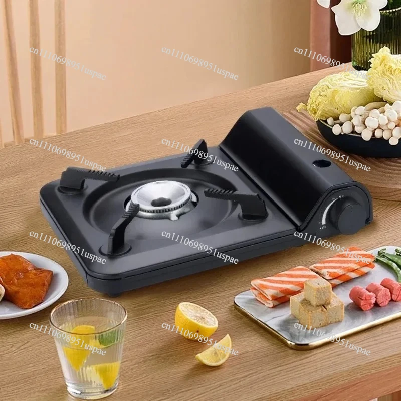 2025Portable Single Burner Camping Gas Stove  Automatic Ignition Cassette Stove for Indoor Outdoor Cooking Hiking Picnic