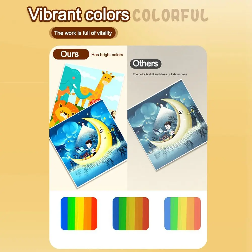 

New 12/24/36/48Colors Capibara Children Acrylic Pen Waterproof Stationery Graffiti Marker Pen Paint Permanent Colour Pen Student