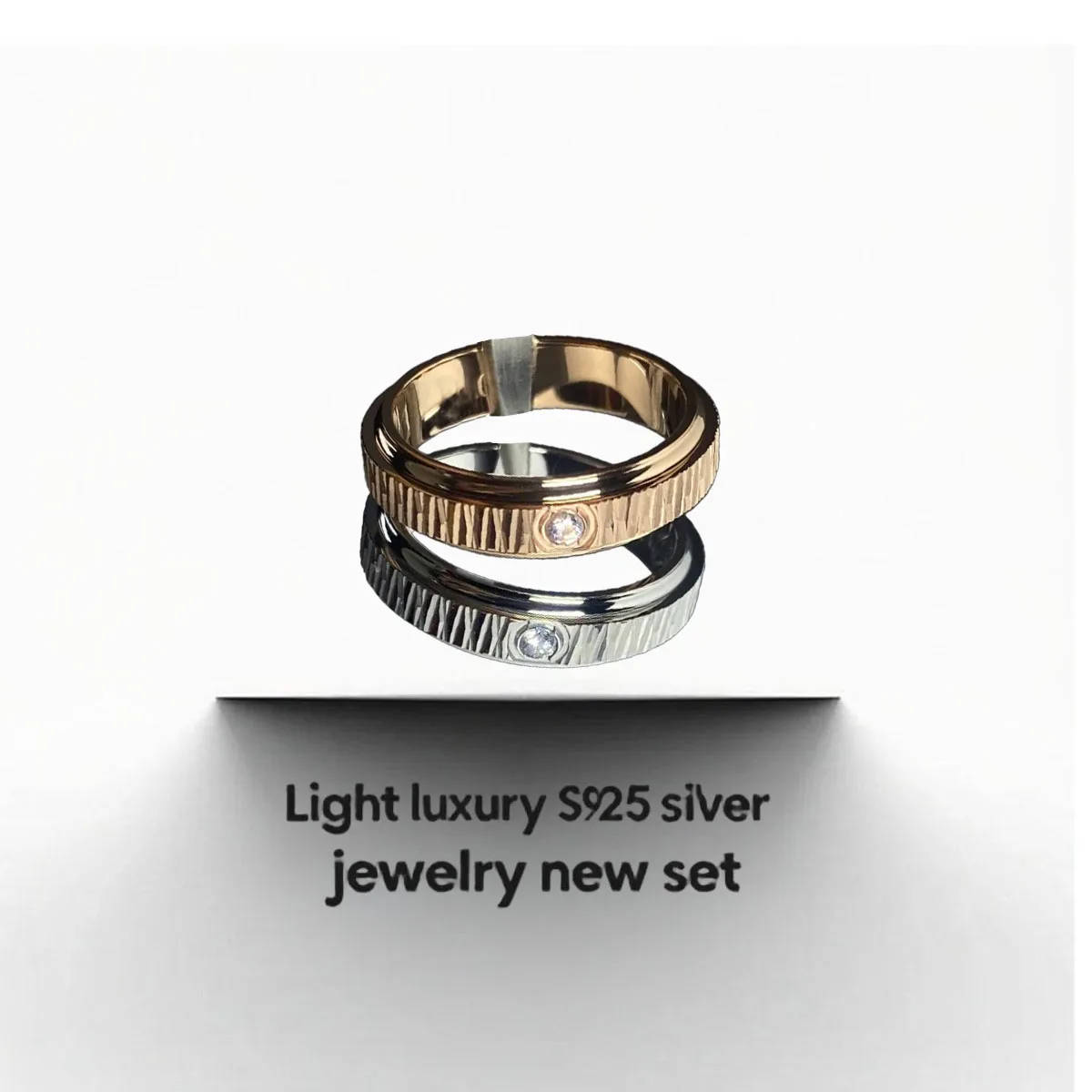 

25 Light Luxury Ring S925 Zircon Silver Jewelry Ring Shines Like Stars in Daily Wear, Showcasing A Fresh and Dynamic Temperament