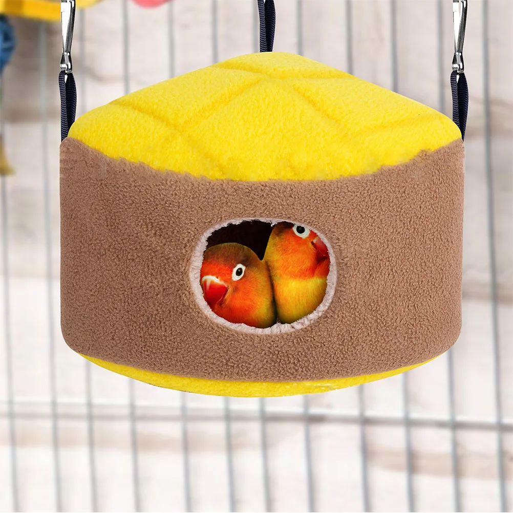 

Pet Warm Cotton Nest Bird Winter Cage Accessories Hanging House Bed Hammock Small Safe Material Wear Resistance