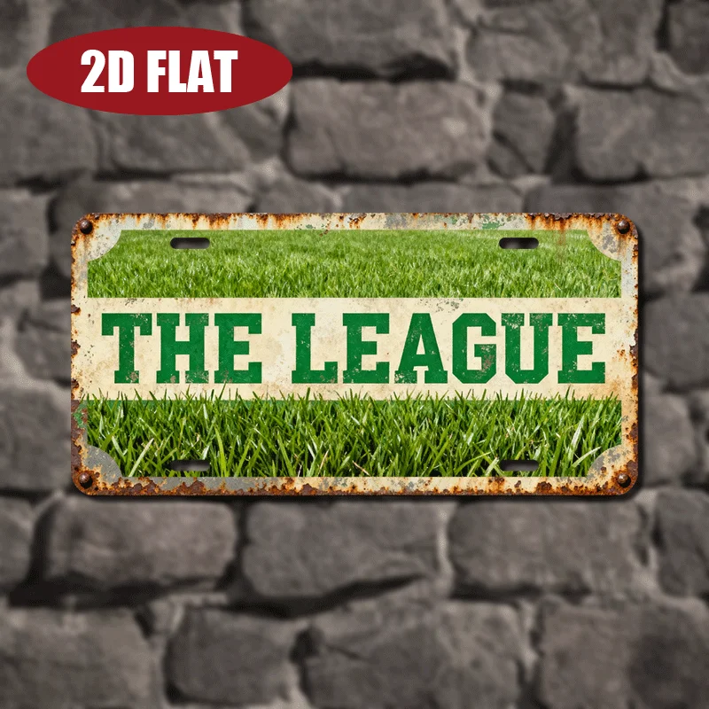 1pc 2D Flat Poster, League Z Wall Decor, Vintage Sports Trophy Plaque, Perfect for Soccer Fans' Bedrooms and Offices,Cafes, Bars