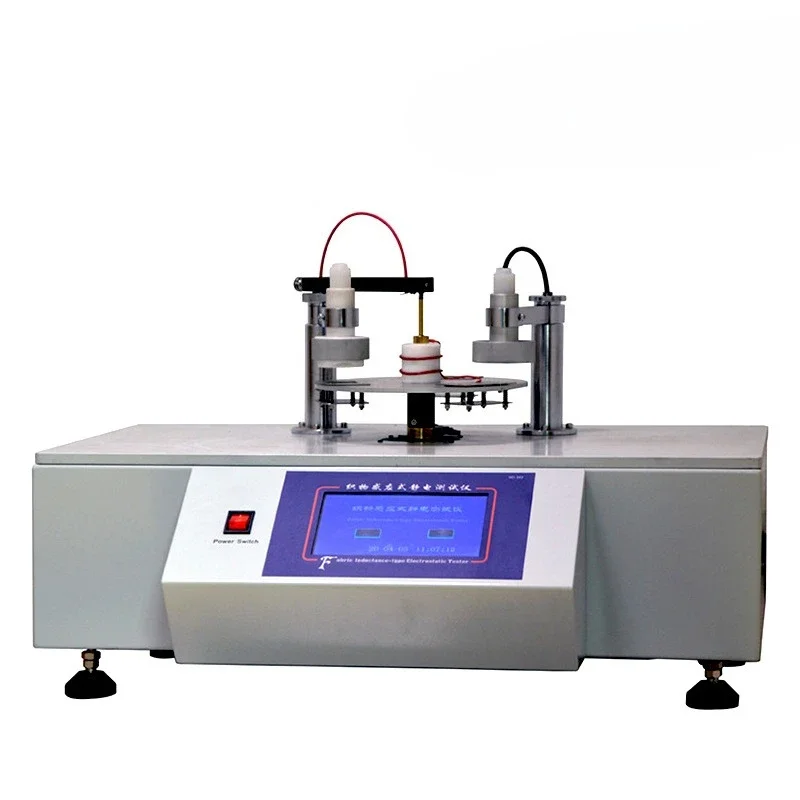 Fabric induction electrostatic tester electrostatic pressure attenuation half-life electrostatic residue detection