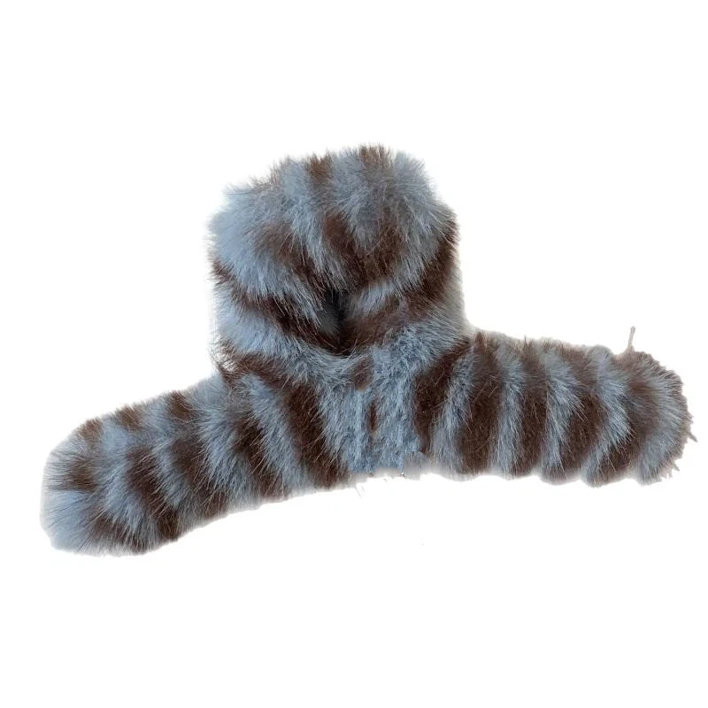 

[Y]Plush Hair Clip Autumn Winter Woman Hair Accessories Large Shark Clips Fashion Girls Headwear Korean Female Headdress