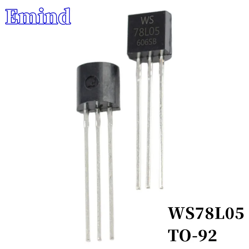 100/200/500/1000/2000Pcs WS78L05 78L05 DIP Low Dropout Regulator TO-92 LDO 3-terminal Regulator IC