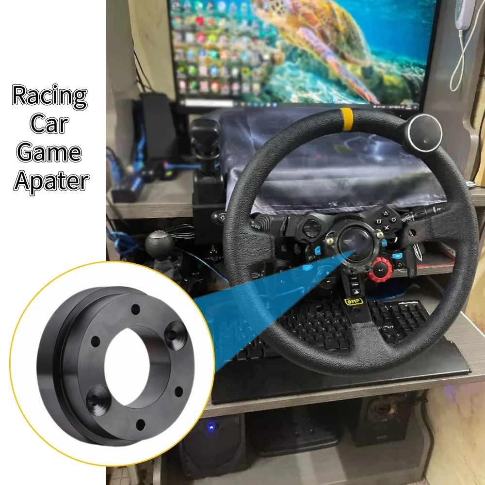 For Logitech G29 G920 G923 13/14inch Steering Wheel Adapter Plate 70mm PCD Racing Steering Wheel Car Game Modification