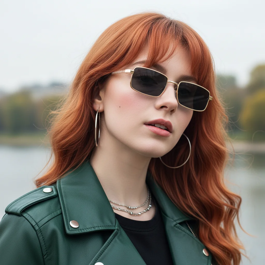 2025, quadratische Retro-Sonnenbrille für Damen, luxuriös, geschnitzter Goldrahmen, UV400, leichte, blendfreie Farbtöne