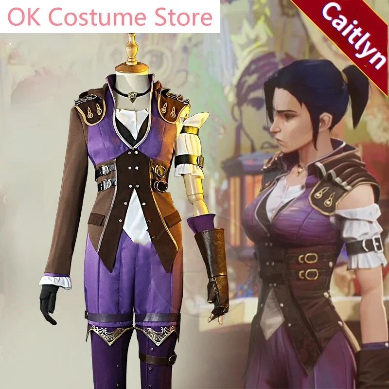 

CosplayGame Arcane Caitlyn Cosplay Costume Game Cos s Arcane Cos Arcane Caitlyn Costume and Cosplay Wig