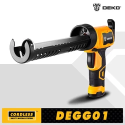 DEKO DEGG01 Automatic Electric Glue Gun Heat Hot Melt Multi-function Electric Pressure Sewing Seams Waterproof Glue