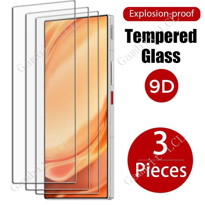 3PCS For ZTE Nubia Z50 Ultra Tempered Glass Protective On NubiaZ50Ultra NubiaZ50 Z50Ultra 6.8