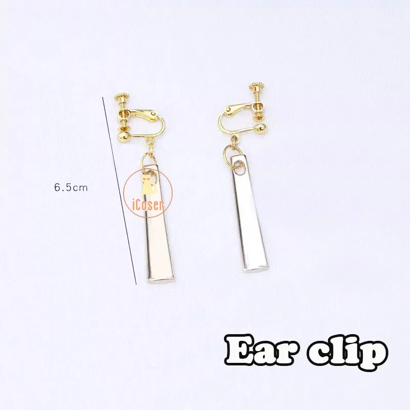 iCoser Sunday Cosplay Wig Wings Headwear Earrings Honkai Star Rail Light Blue Hair Halloween Party for Women Men Accessory Props