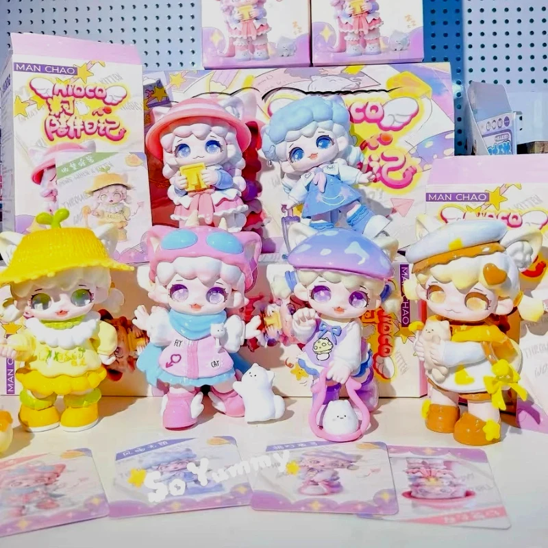 

Original Mioco Accompanied Diary Blind Box Anmiate Figurine Cute Exquisite Trendy Mystery Desktop Ornaments Customized Girl Gift