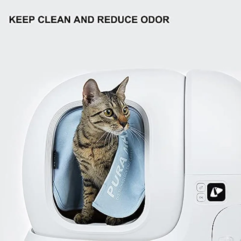 PETKIT Magnetic Dustproof Curtain Exclusive for PETKIT PURA MAX Self-Cleaning Litter Box Cat Toilet Accessories Gatos Productos