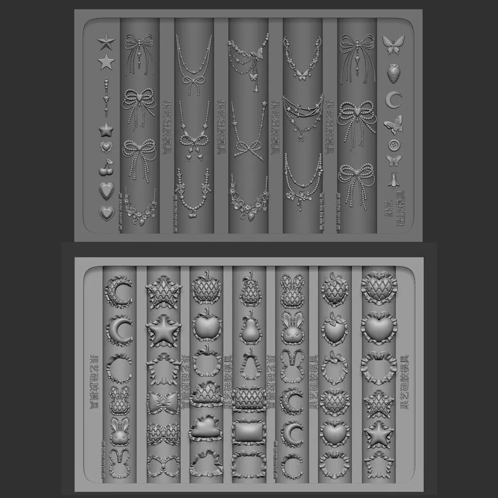 

1 шт., французская кружевная цепочка, пуговица, 3D акриловая форма, крыло, украшения для дизайна ногтей, силиконовые украшенные сердечками, шаблоны для дизайна ногтей, форма для ногтей