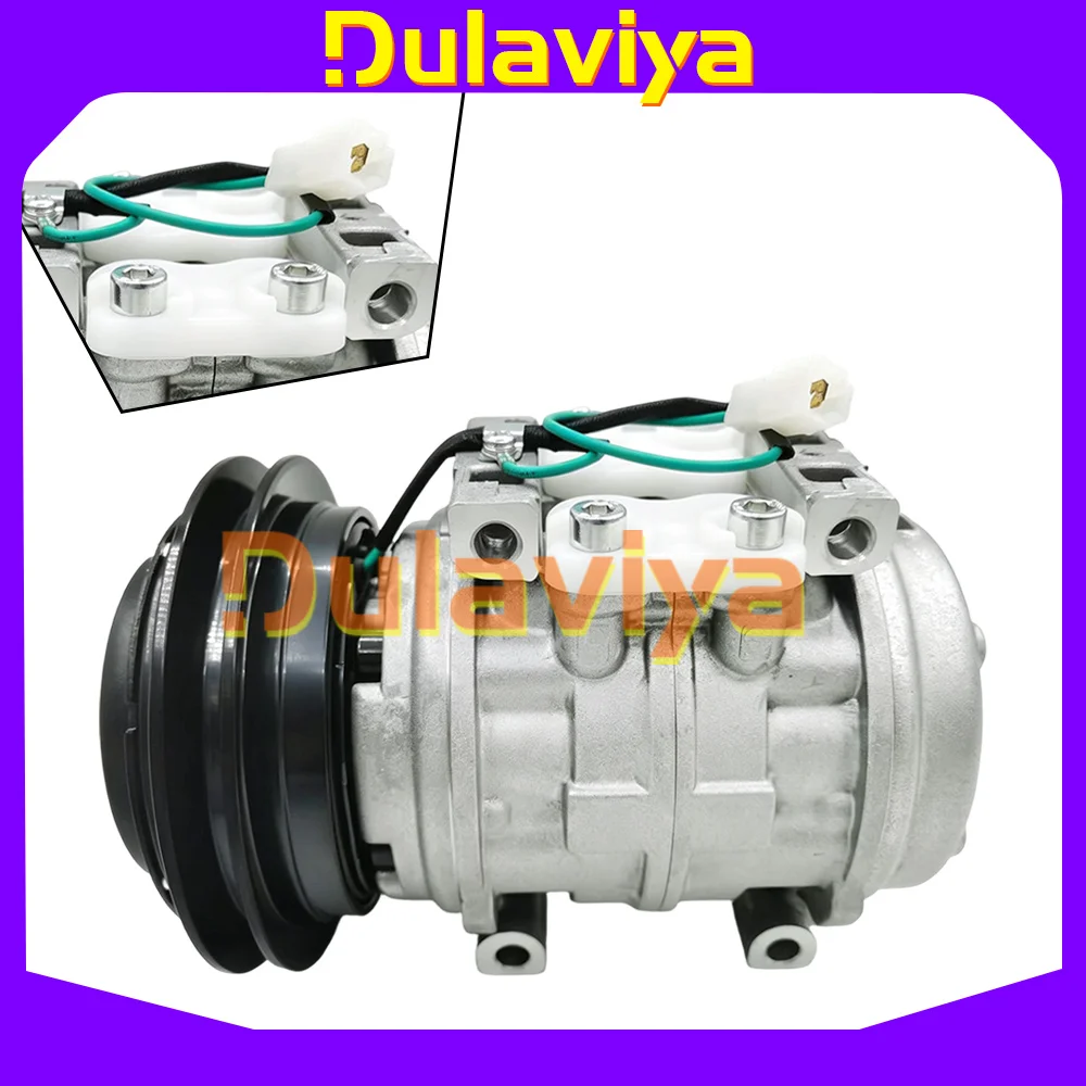 10P13C AC Compressor OE 88310-1650 For Hino Ranger 24V Auto Air Conditioning Cooling Pump Replacement Spare Part