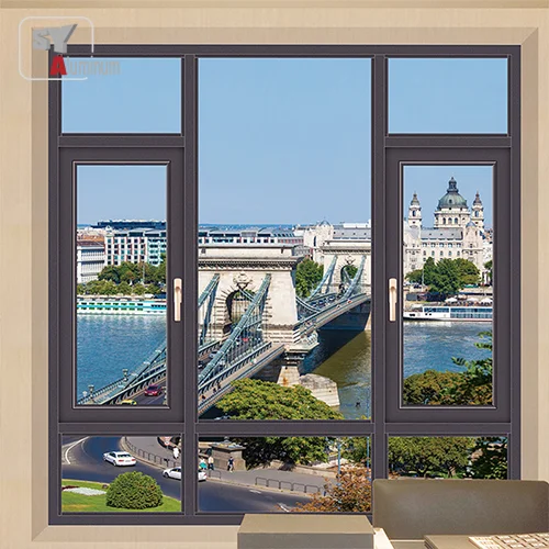 

Hurricane Impact Thermal Break Aluminum Casement Window Double Glass Aluminum Windows Outward Swing Windows