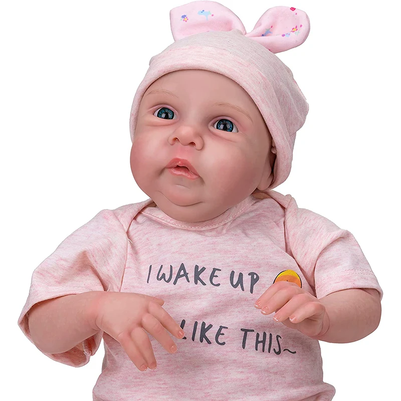 

48cm Reborn Baby Dolls Baby Miley Doll Lifelike Silicone Vinyl Newborn Soft Doll Toddlers Toys Gifts for Children