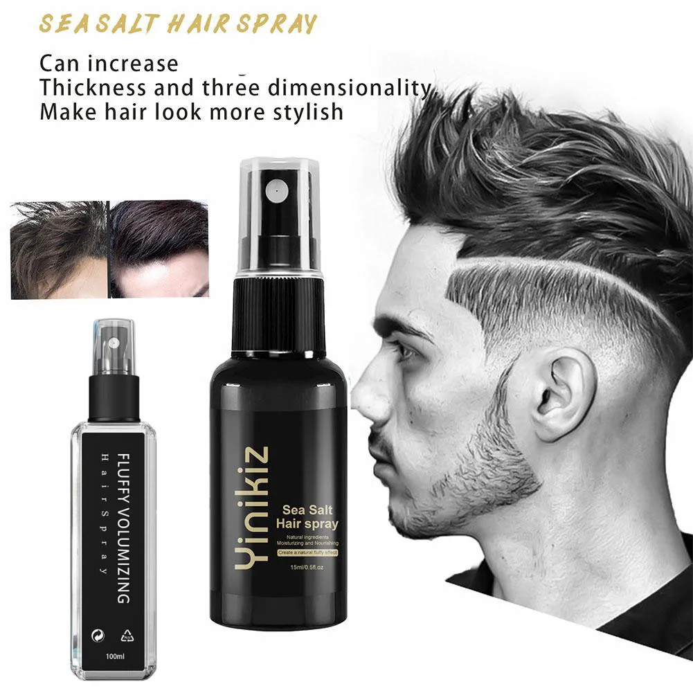 

Sea Salt Hair Styling Spray Volumizing Moisturizing Texturizing Spray for Fluffy Hair Refreshing Oil Control with Nourishing
