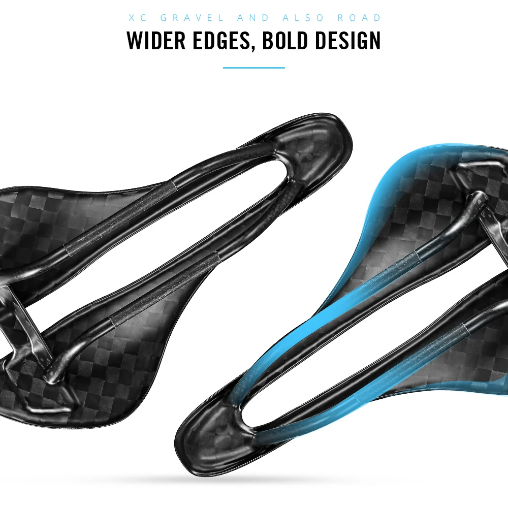 RYET Vollcarbon Ultraleichter 69/79g Fahrradsattel 7x9MM OVAL Komfort Ergonomisches Design Fahrradsitzkissen für Rennrad MTB Gravel Bike – Detail 11