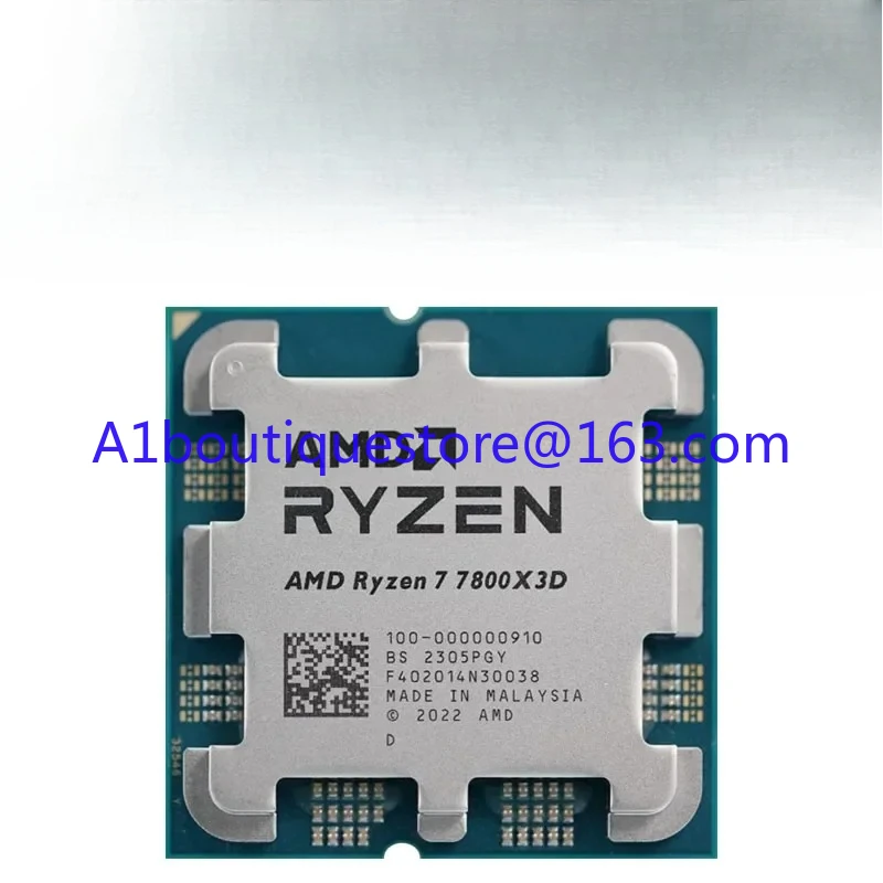 AMD Ryzen 7 7800X3D R7 7800X3D 5.0 GHz 8-Core 16-Thread CPU Processor 5NM 96M 100-100000910 Socket AM5 New Tray Without cooler