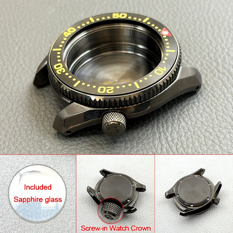 42mm Mod SPB185 SPB187 Replace Watch Case Fits 7S NH35 Movement 20ATM Waterproof Seal Back Cover Men Diving Watch Cases Custom