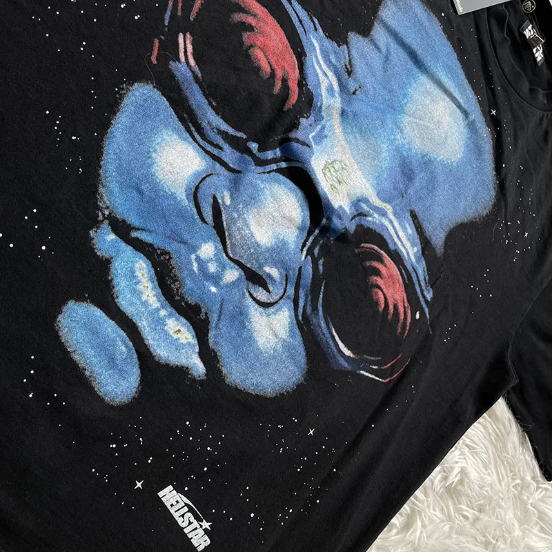 STUDIOS Future American High Street Boys Glasses Short Sleeve round Neck Youth Fashion Special Wide Fit T-Shirt for Young Men