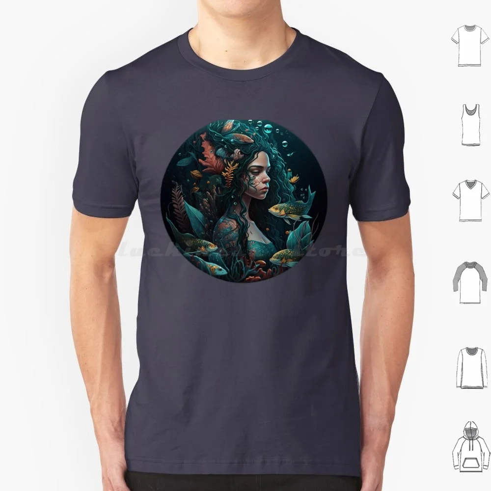 مخلوقات البحر الأسطورية تي شيرت القطن الرجال النساء DIY بها بنفسك طباعة الوحوش الأسطورية الوحوش الأسطورية الخيال المخلوقات مسحور