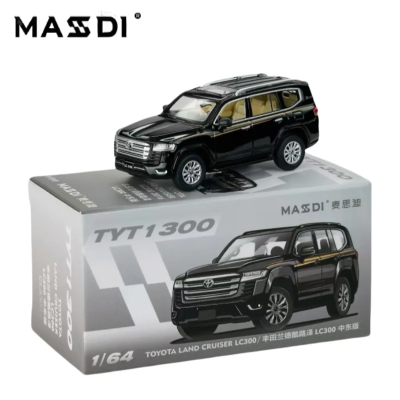 MASDI 1:64 Toyota Landluze LC300 Middle East alloy model, children's collection of decorative toys, holiday gifts for children.