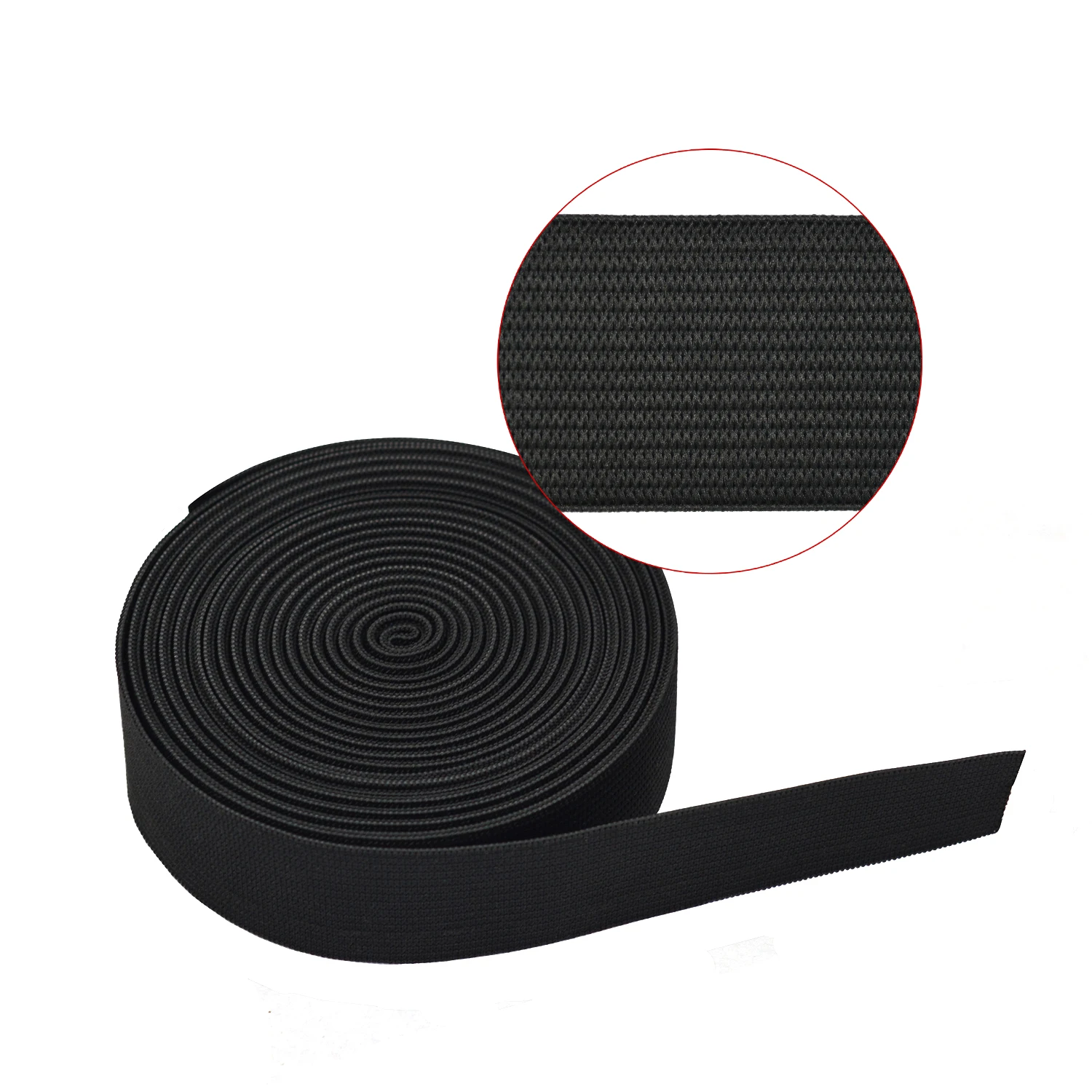 5 M/Roll Elastische Pruik Band voor Holding Pruiken 2 cm/2.5 cm/3 cm Breedte Naaien Hoofdband DIY Pruik Accessoires Zwarte Pruik Elastiekjes