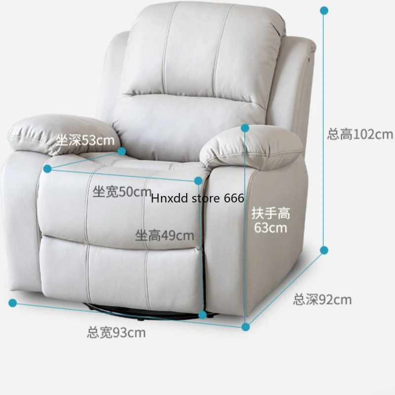 Single Massage Lazy Recliner Sofa Relax Office Accent Recliner Sofa Modern Living Room Poltrona Reclinabile Furniture YN50RS