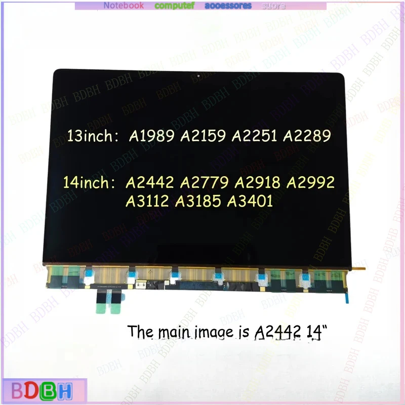ZQ  Tested LCD ONLY A2159 A2289 A1989 A2251 For MacBook Pro/Max 14