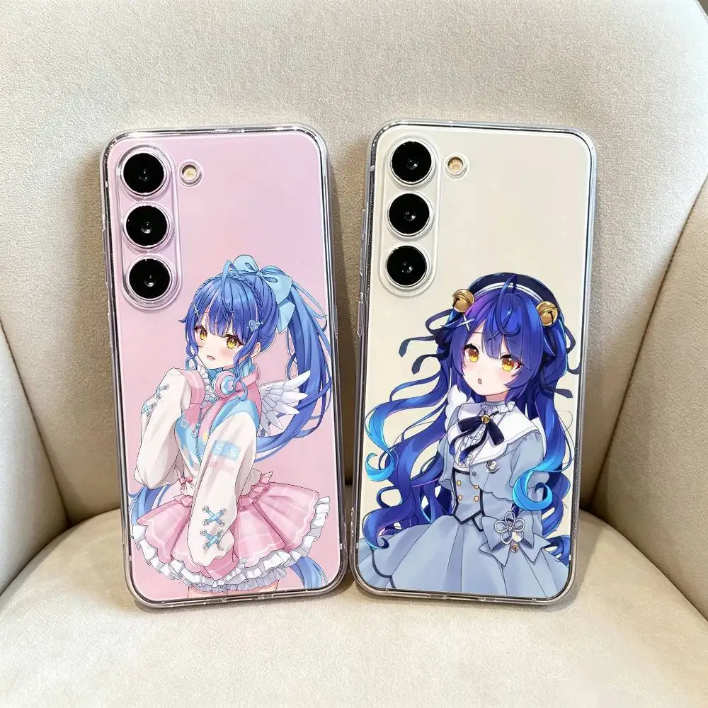 Amamiya K-Kokoro C-Cute VTuber Clear Phone Case for Samsung Galaxy A71, A70, A40,A52, A51, A30