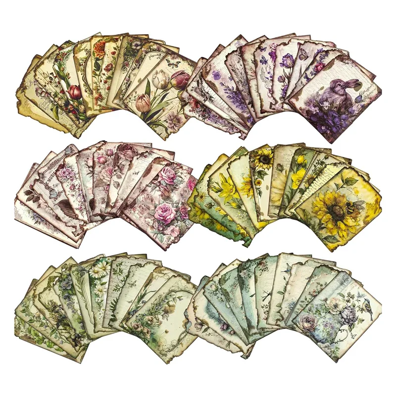 180 Sheets Scrapbook Paper, Journaling Scrapbooking Supplies Craft Paper Kits Vintage Room Decor Posters Decoupage Paper