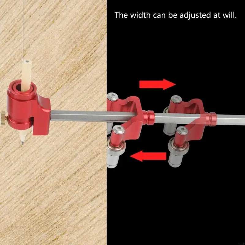 Professional Carpenters Marking Gauges Features High Accuracy Scale & Fast Straight/ Type Conversion Gift