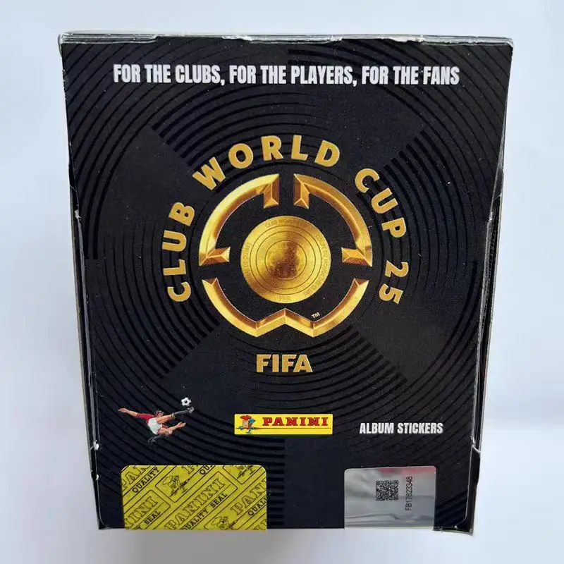 2025 Panini FIFA Club World Cup Soccer Sticker Blind Box, Featuring Messi, Mbappé, Haaland, Collectible Cards, Fan Gift