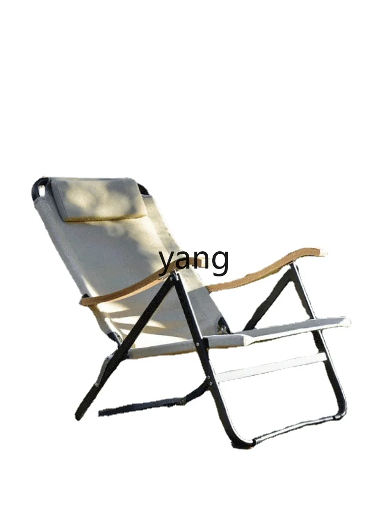 LTT Aluminum Alloy Portable Folding Chairs Luxury Adjustable Camping Outing Fishing Beach Chair