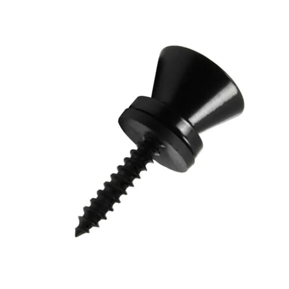 2pcs Guitar Strap Lock Buttons With End Pins And Screws For Secure Strap Fixing On Most Guitar Styles Made Of Copper