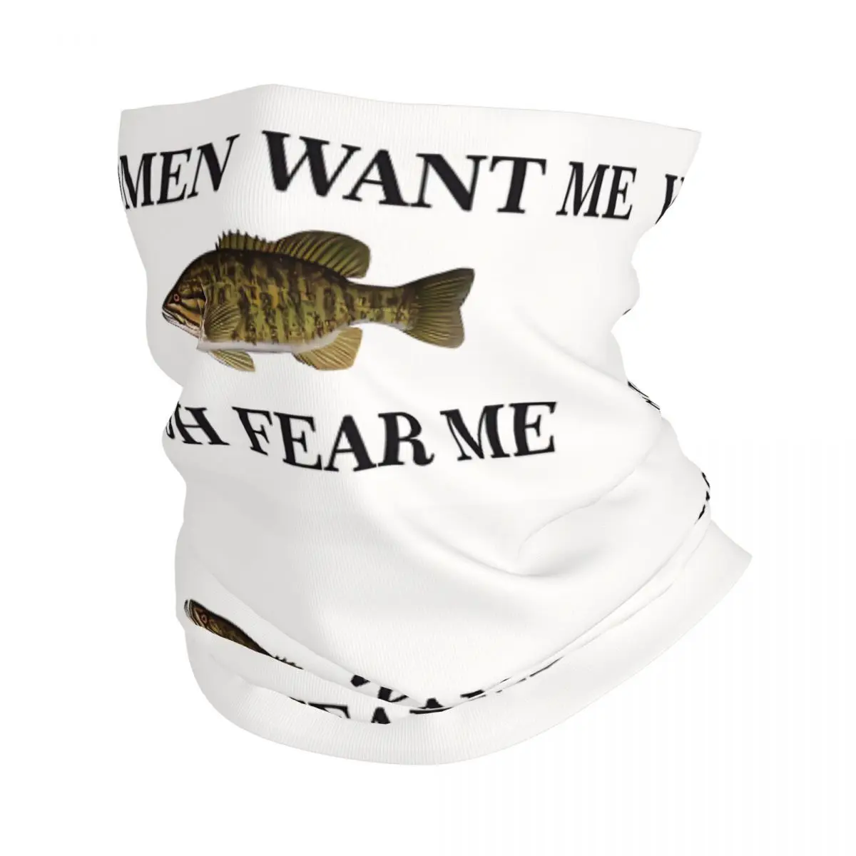 Fish Neck Gaiter Face Scarf Cover Neck Gaiter Men Women Bandana Scarf Thin Summer