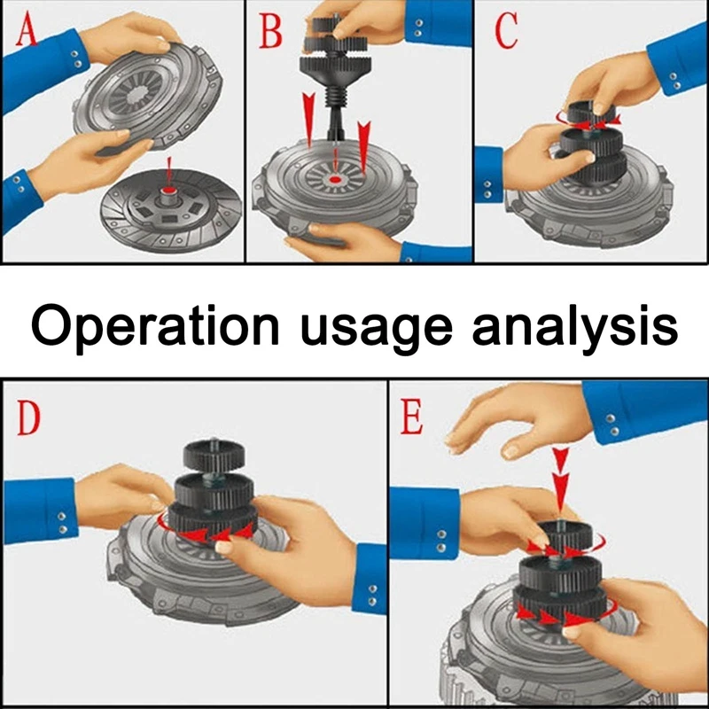 Universal Auto Clutch Alignment Tool Clutch Alignment Dismantle Tool Plastic Car Clutch Correction Tool Repair Accessories