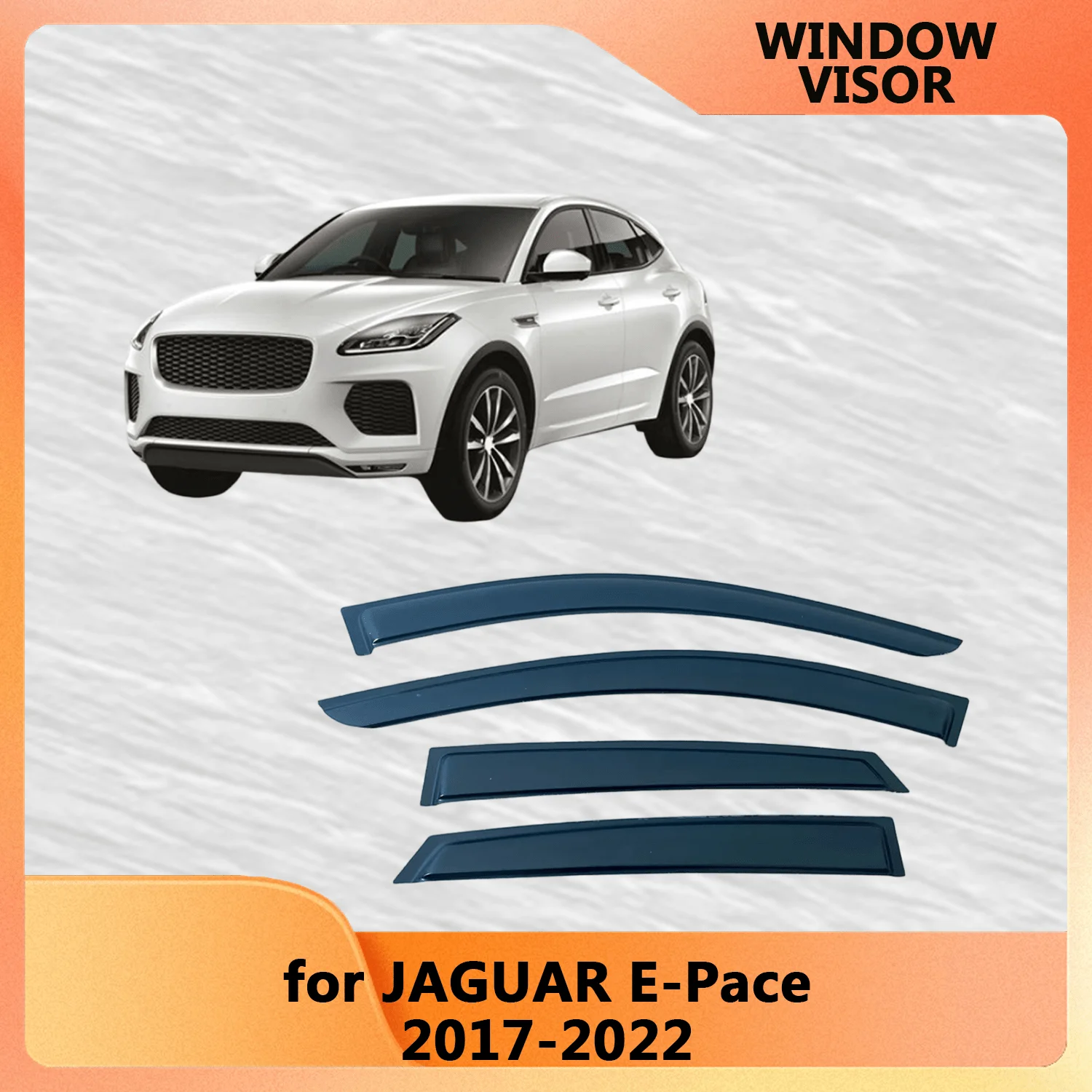 

Для Jaguar E-PACE 2017 2018 2019 2020 2021 2022, ветрозащитные дефлекторы, защита от дождя, дверной козырек, вентиляционные шторы, оконный козырек